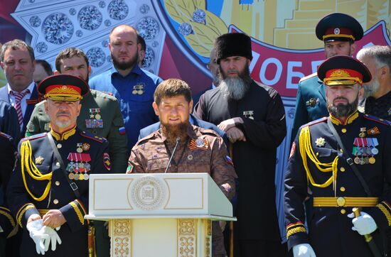 Victory Day celebrations in Russian cities