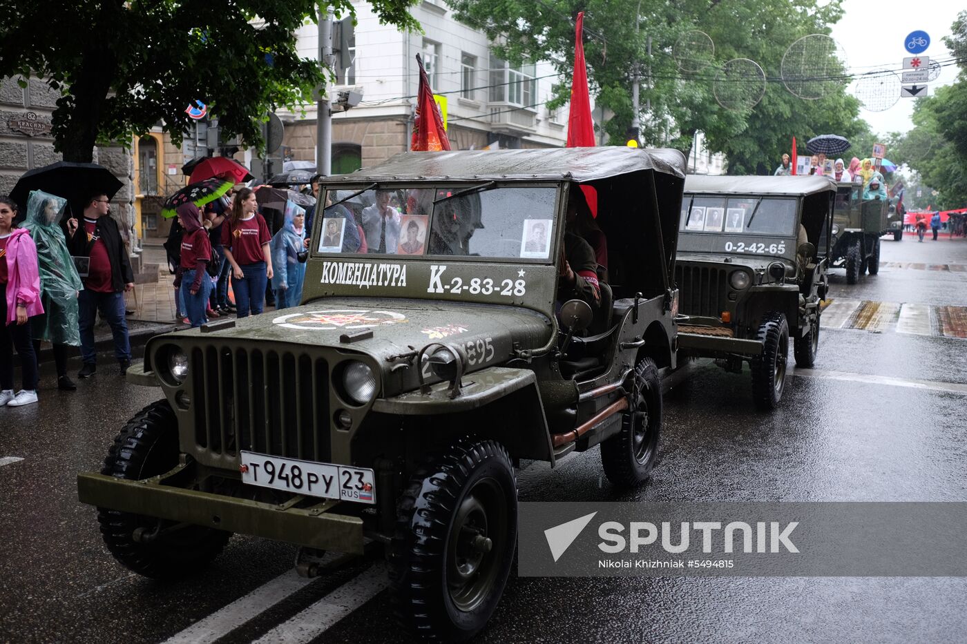 Immortal Regiment event in Russian cities