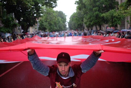 Immortal Regiment event in Russian cities