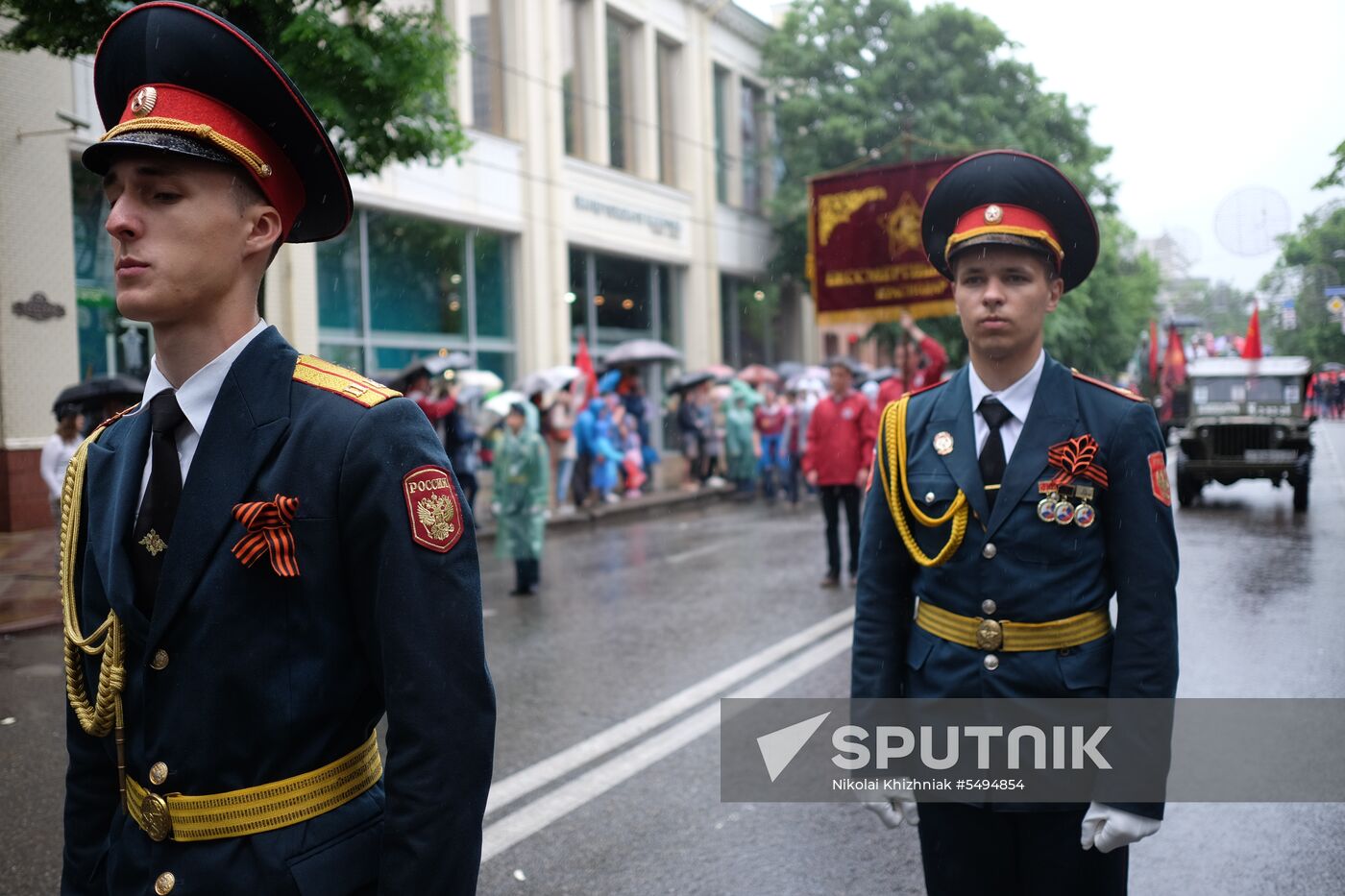 Immortal Regiment event in Russian cities