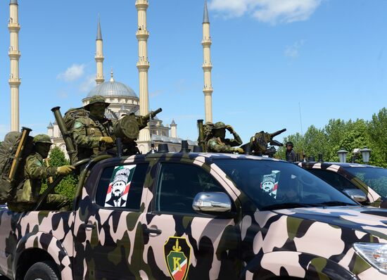 Victory Day celebrations in Russian cities