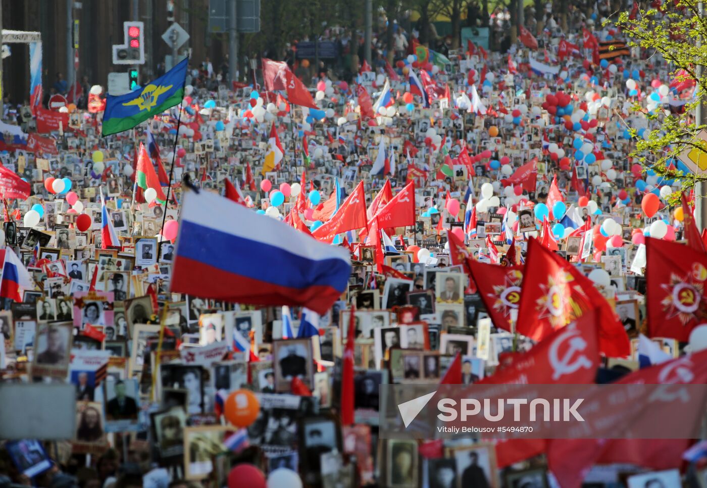 Immortal Regiment event in Moscow