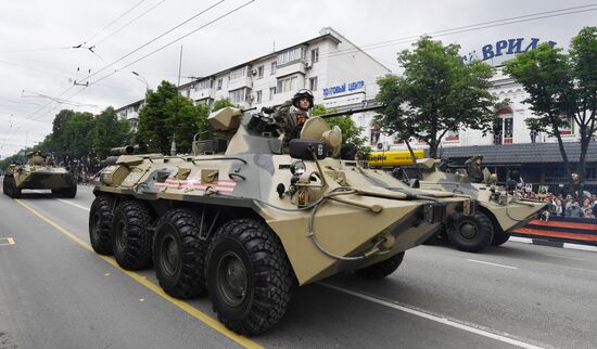 Victory Day celebrations in Russian cities