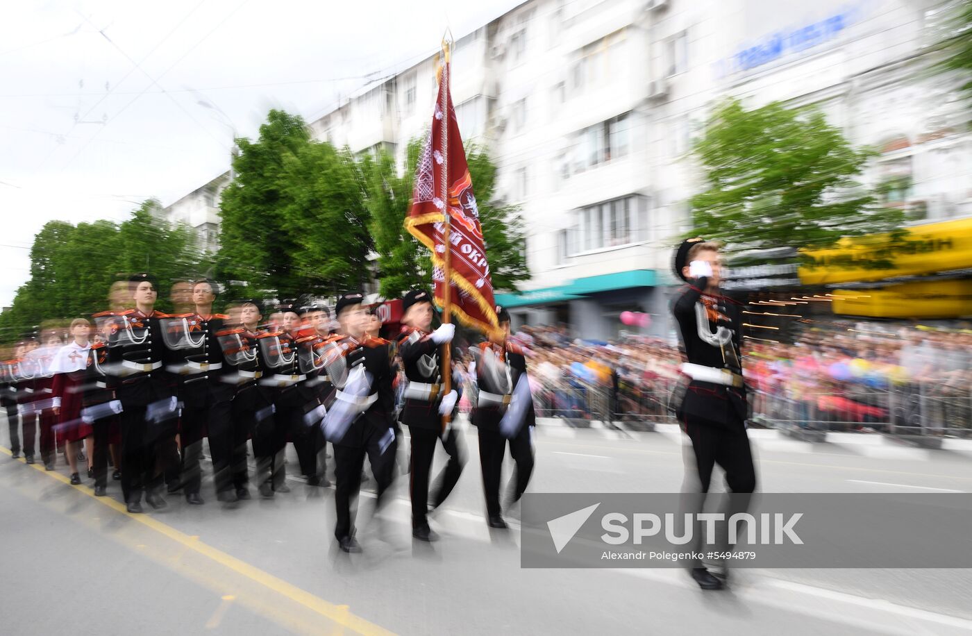 Victory Day celebrations in Russian cities