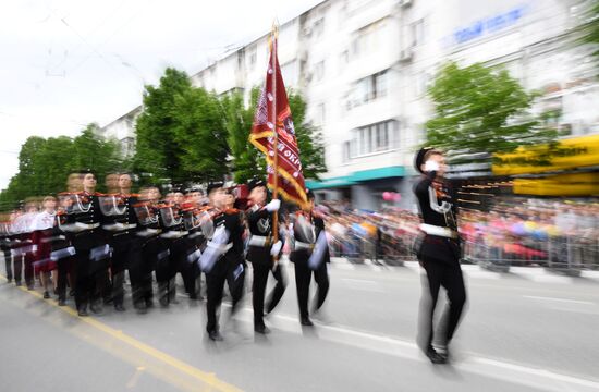 Victory Day celebrations in Russian cities