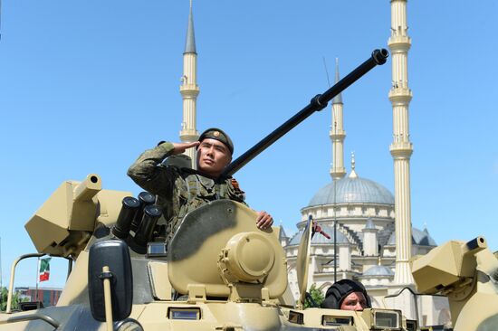 Victory Day celebrations in Russian cities