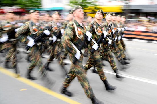 Victory Day celebrations in Russian cities