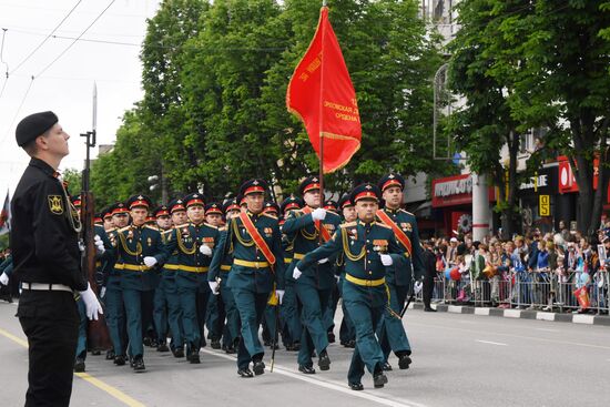 Victory Day celebrations in Russian cities