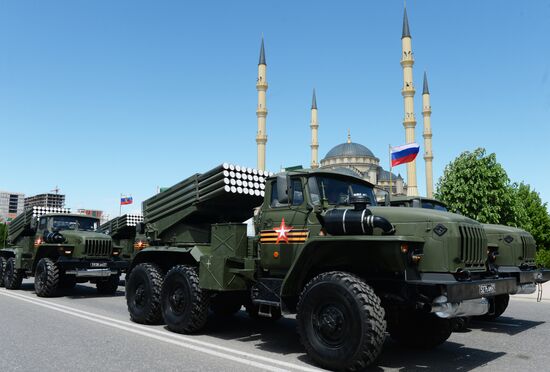 Victory Day celebrations in Russian cities