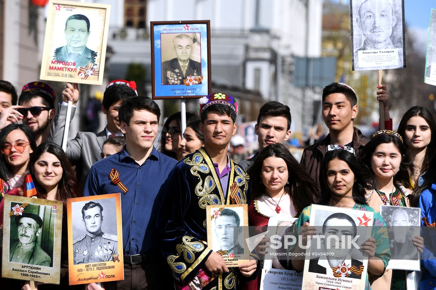 Immortal Regiment event in Russian cities