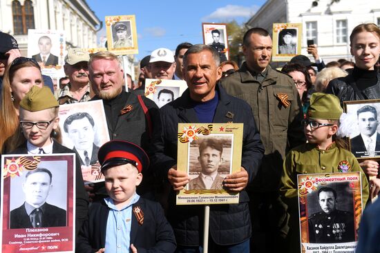 Immortal Regiment event in Russian cities