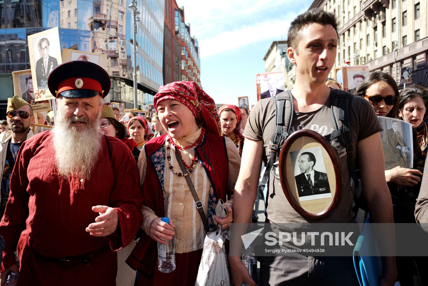 Immortal Regiment event in Moscow