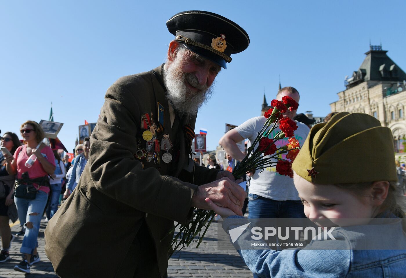 Immortal Regiment event in Moscow
