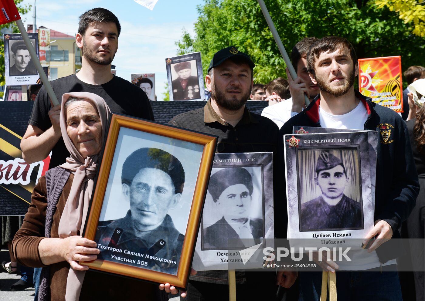 Immortal Regiment event in Russian cities