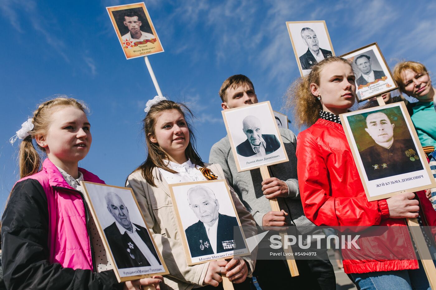 Immortal Regiment event in Russian cities