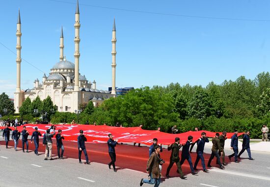 Immortal Regiment event in Russian cities