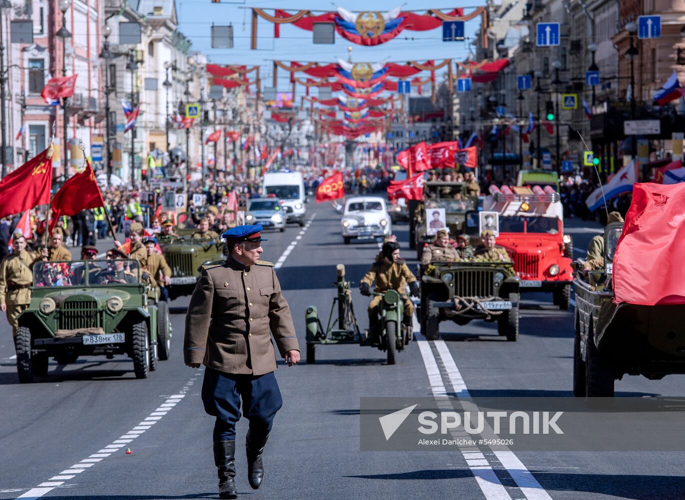 Immortal Regiment event in Russian cities
