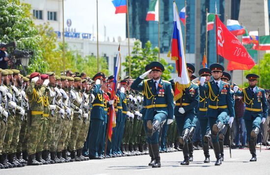 Victory Day celebrations in Russian cities