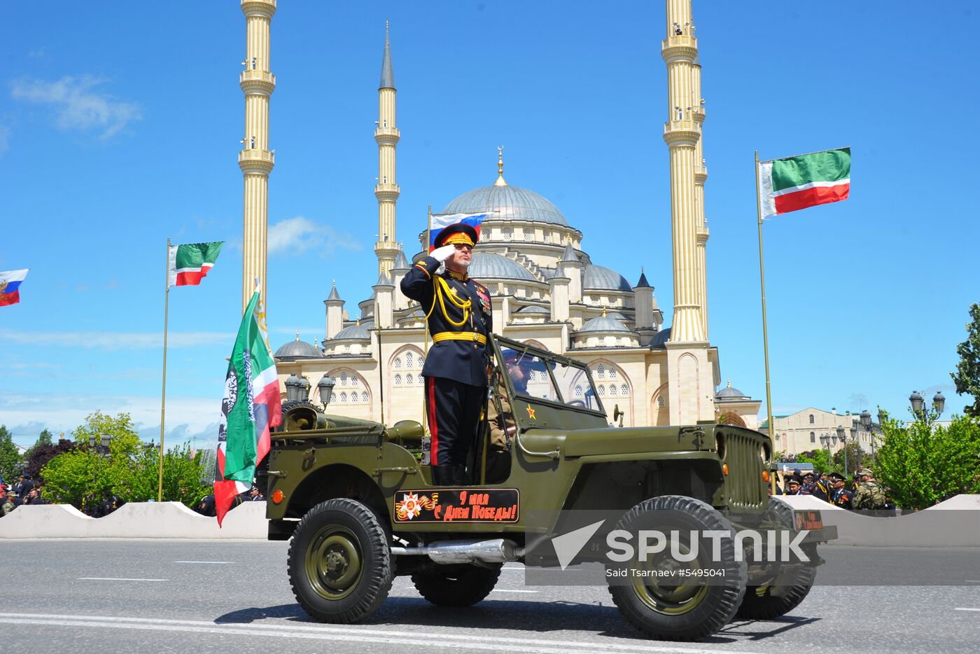 Victory Day celebrations in Russian cities