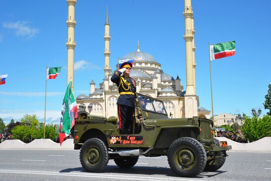 Victory Day celebrations in Russian cities