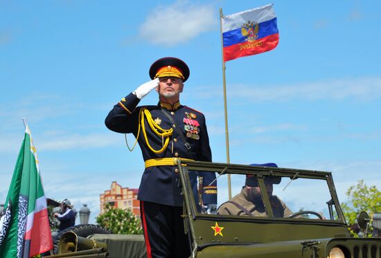 Victory Day celebrations in Russian cities