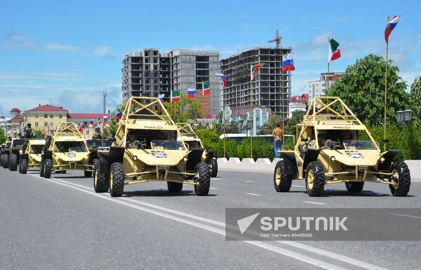 Victory Day celebrations in Russian cities