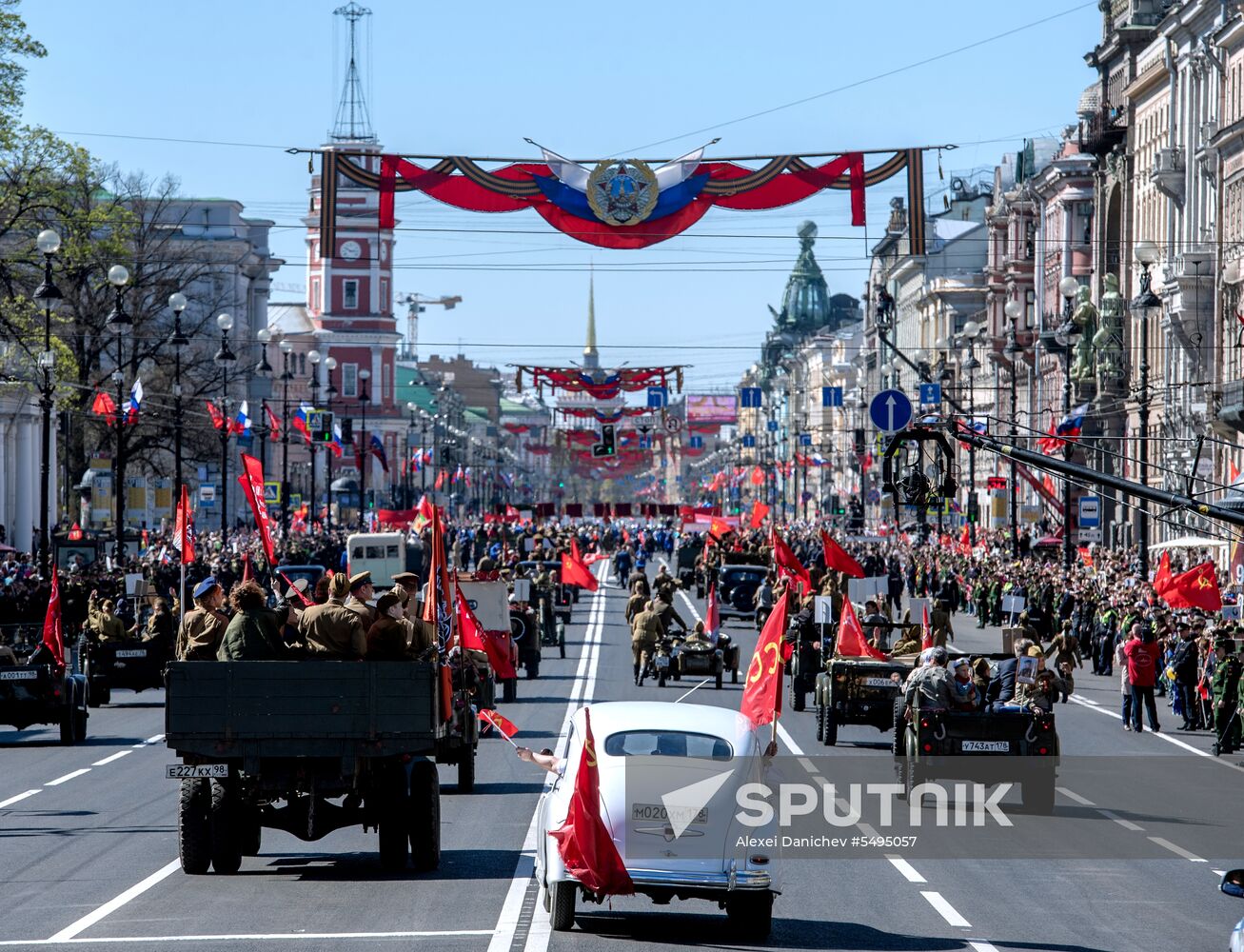 Immortal Regiment event in Russian cities