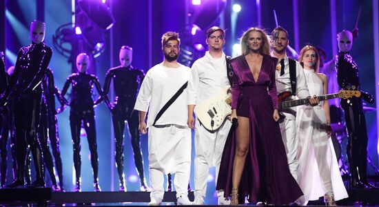 Rehearsal of the Eurovision 2018 song contest's second semi-final