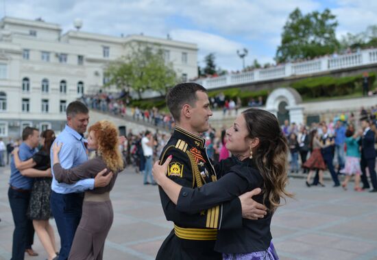 Victory Day celebrations in Russian cities