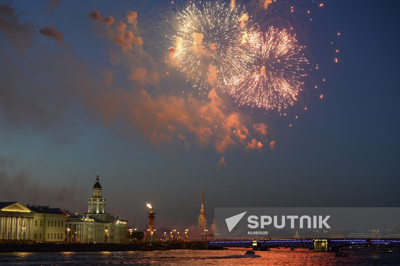 Fireworks display to mark Victory Day in Russian regions