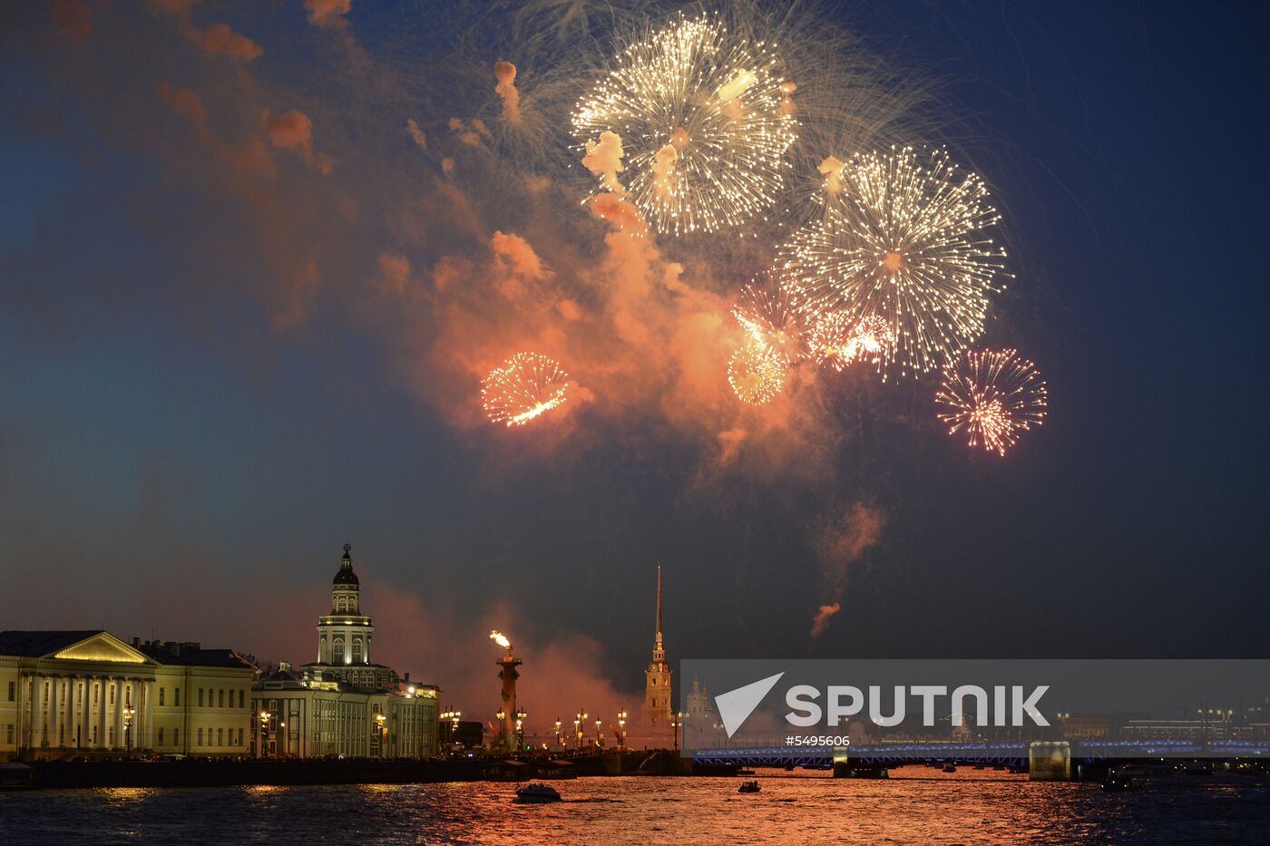 Fireworks display to mark Victory Day in Russian regions