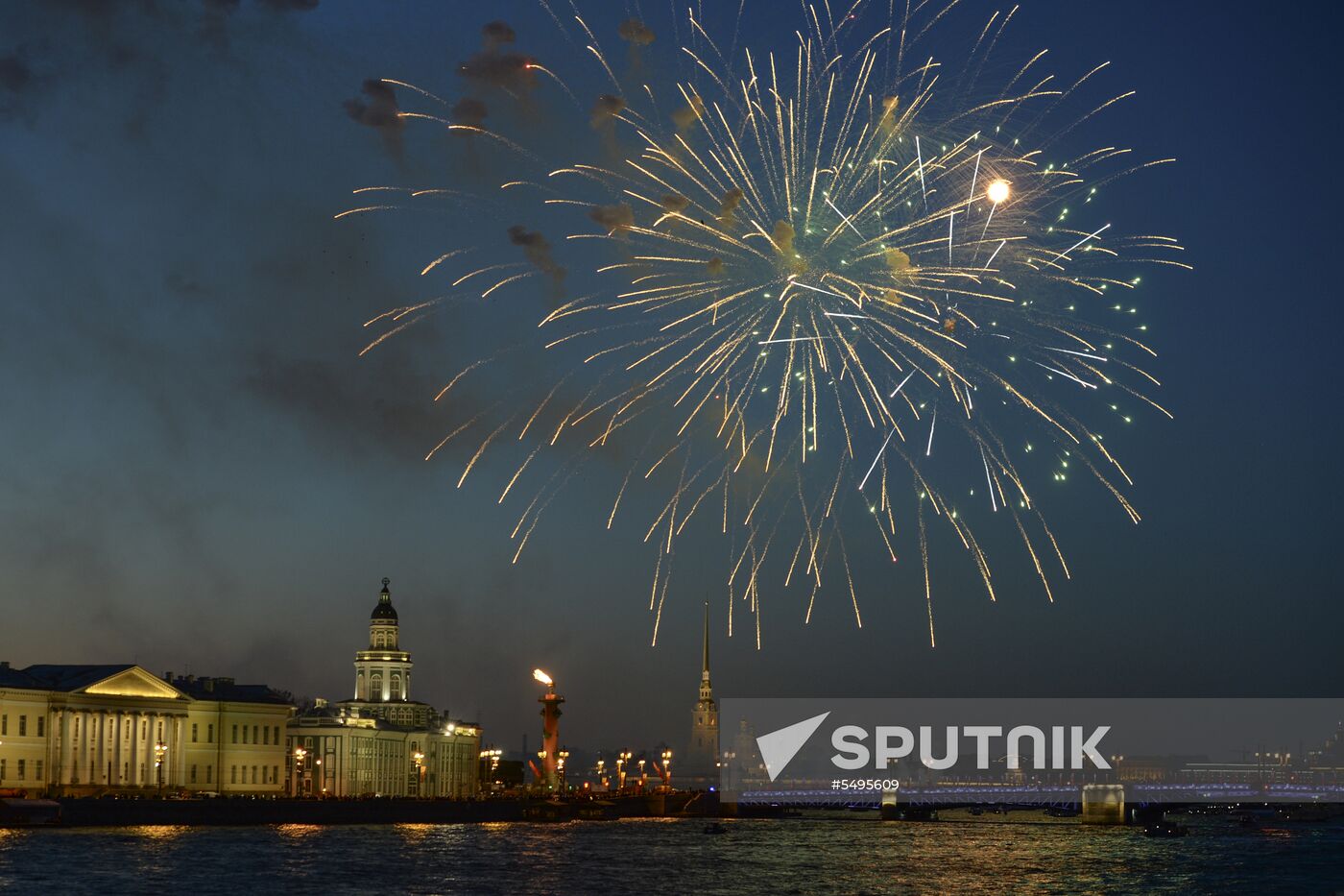 Fireworks display to mark Victory Day in Russian regions