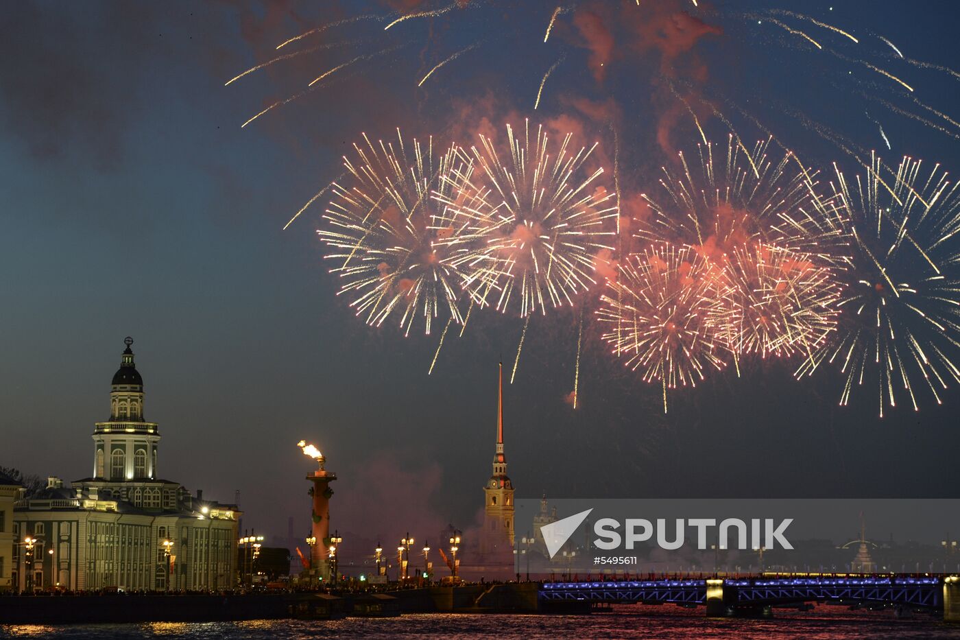 Fireworks display to mark Victory Day in Russian regions