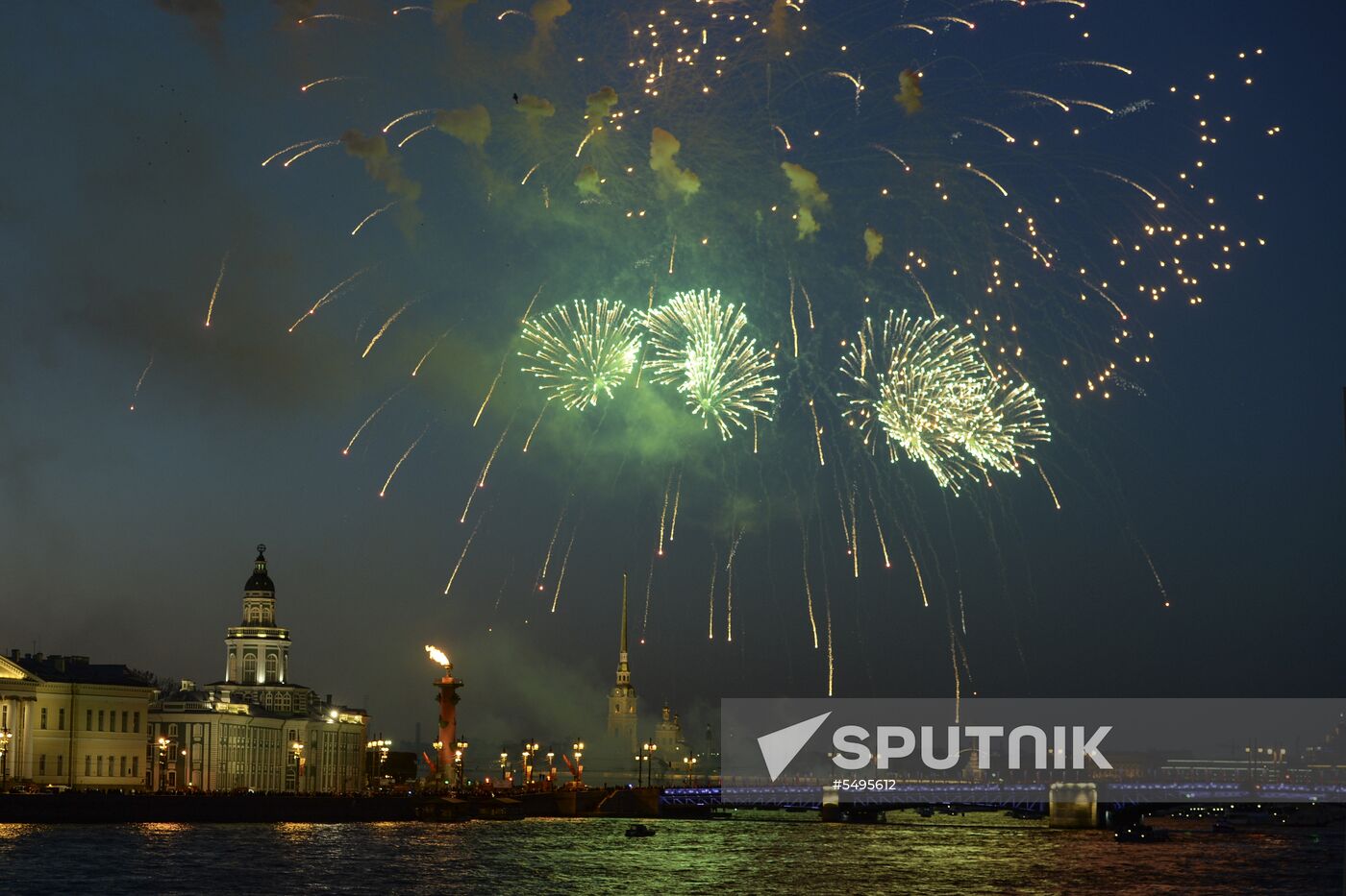 Fireworks display to mark Victory Day in Russian regions