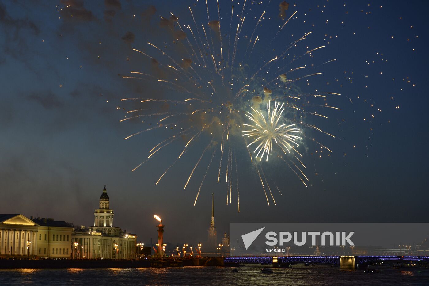 Fireworks display to mark Victory Day in Russian regions