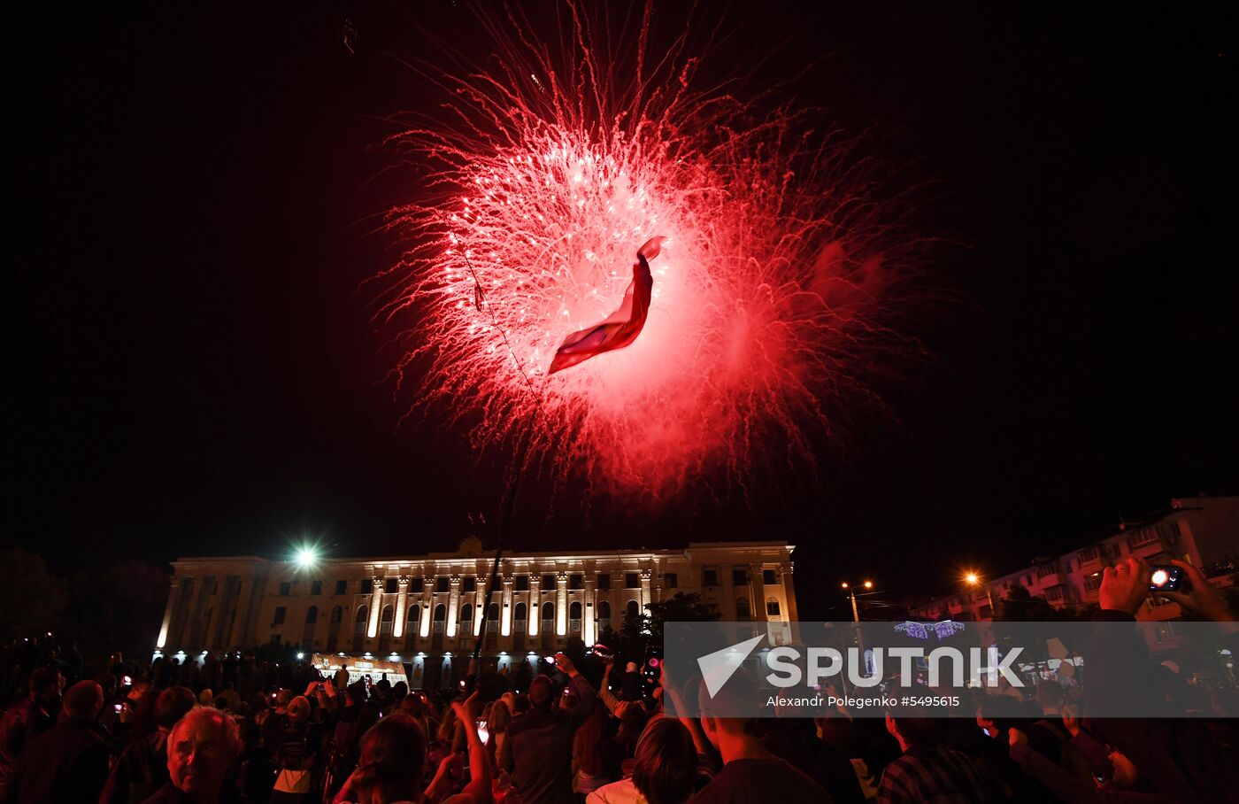 Fireworks display to mark Victory Day in Russian regions