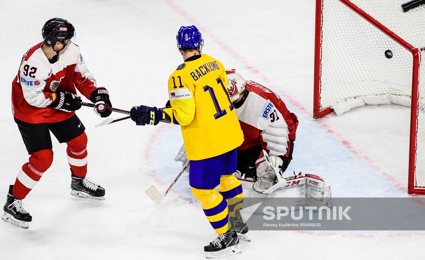 2018 IIHF World Championship. Sweden vs. Austria