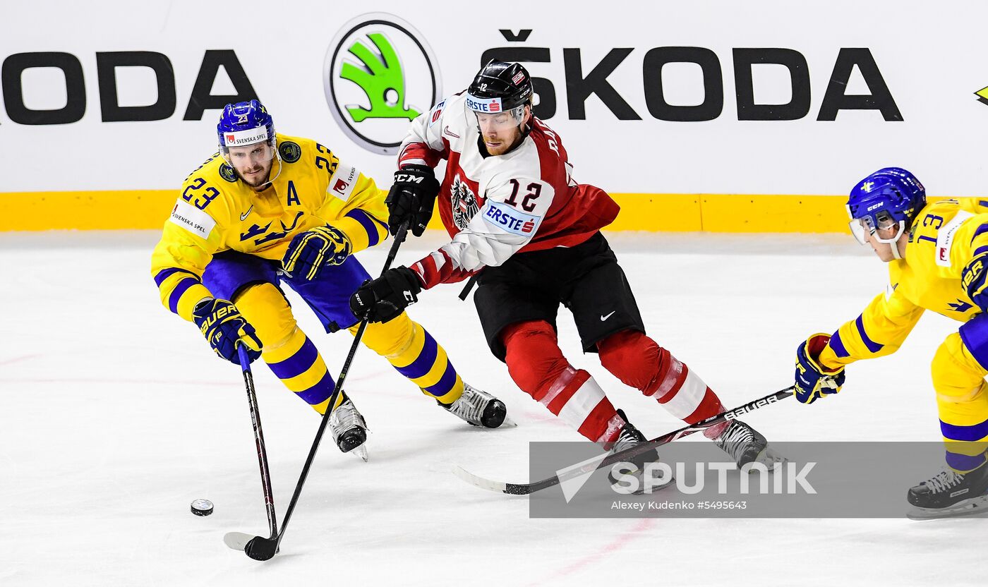 2018 IIHF World Championship. Sweden vs. Austria