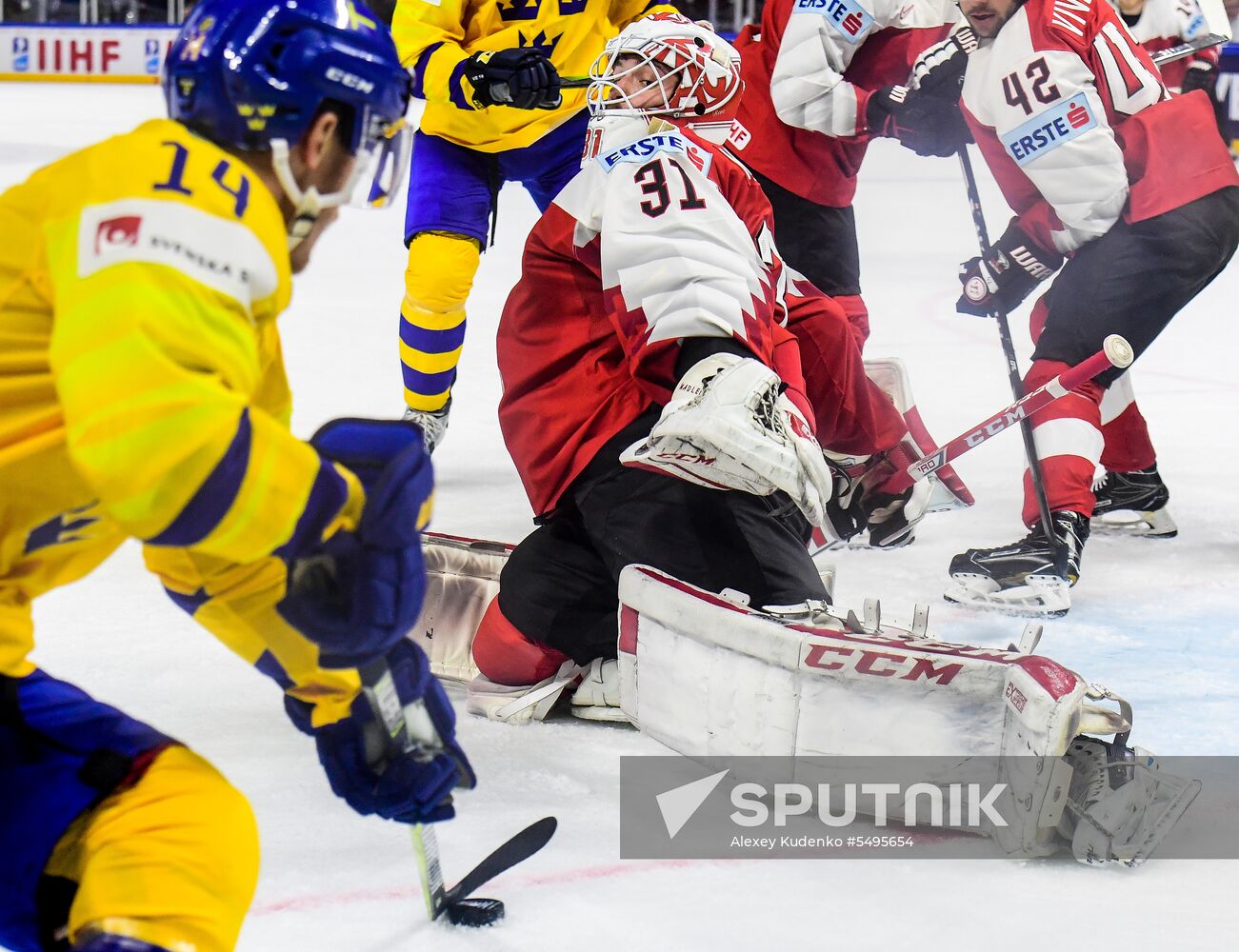 2018 IIHF World Championship. Sweden vs. Austria