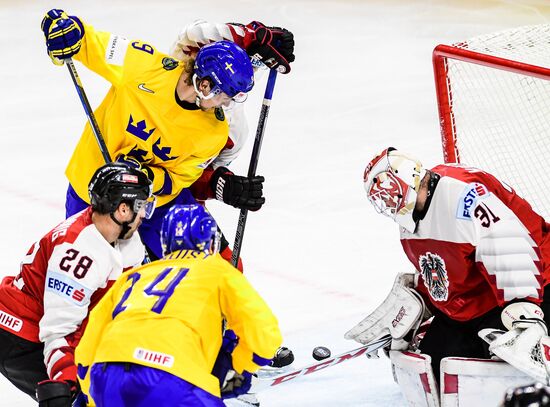 2018 IIHF World Championship. Sweden vs. Austria