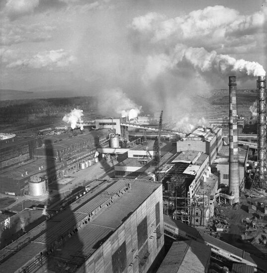 Bratsk's timber processing complex