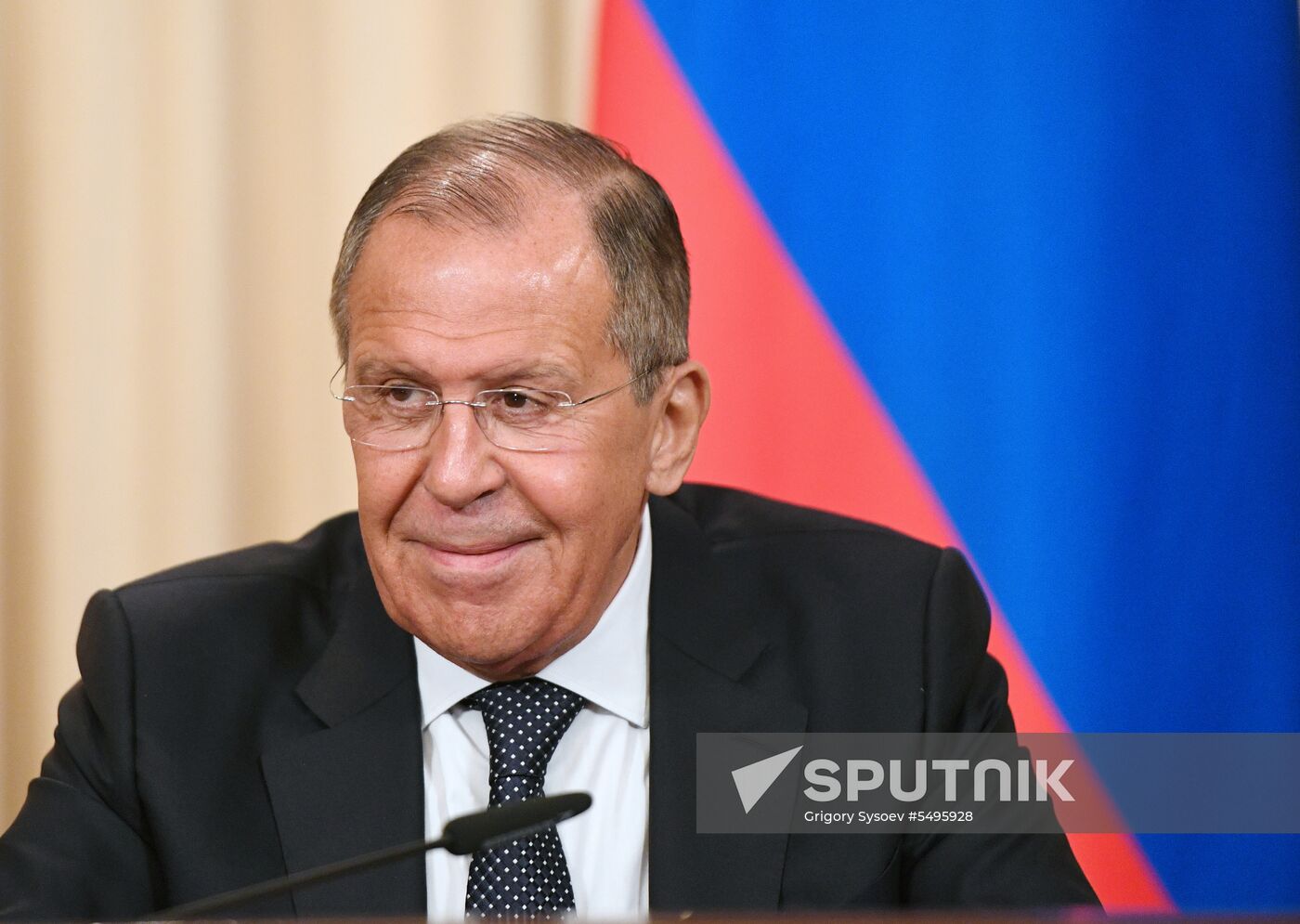 Russian Foreign Minister Sergei Lavrov meets with German Foreign Minister Heiko Maas