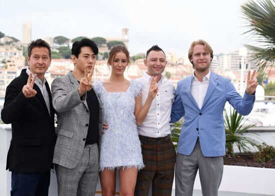 Photocall of Kirill Serebrennikov film Leto's film crew at 71st Cannes Film Festival