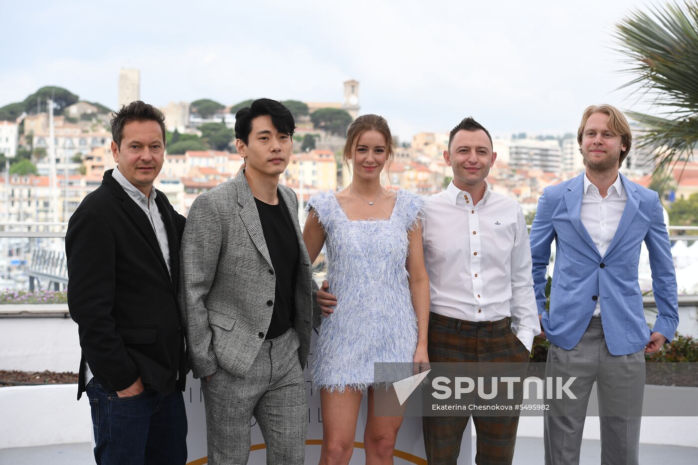 Photocall of Kirill Serebrennikov film Leto's film crew at 71st Cannes Film Festival