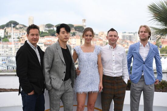 Photocall of Kirill Serebrennikov film Leto's film crew at 71st Cannes Film Festival