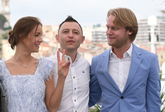 Photocall of Kirill Serebrennikov film Leto's film crew at 71st Cannes Film Festival