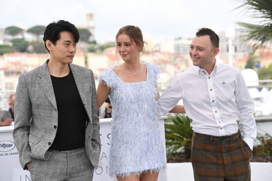 Photocall of Kirill Serebrennikov film Leto's film crew at 71st Cannes Film Festival