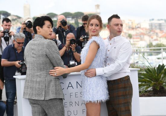 Photocall of Kirill Serebrennikov film Leto's film crew at 71st Cannes Film Festival