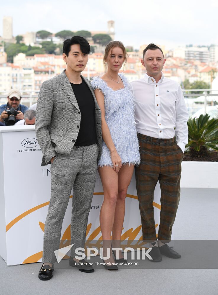 Photocall of Kirill Serebrennikov film Leto's film crew at 71st Cannes Film Festival