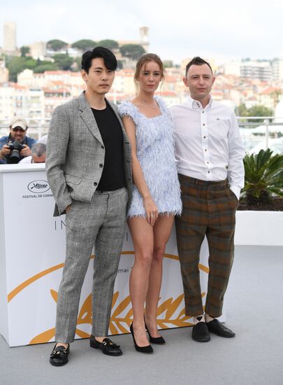 Photocall of Kirill Serebrennikov film Leto's film crew at 71st Cannes Film Festival